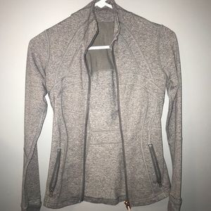 Heathered grey lululemon jacket